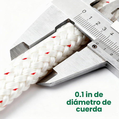 Alrhipvm Cuerda de tracción de 100 pies x 1\/8 pulgadas (0.118 in),...