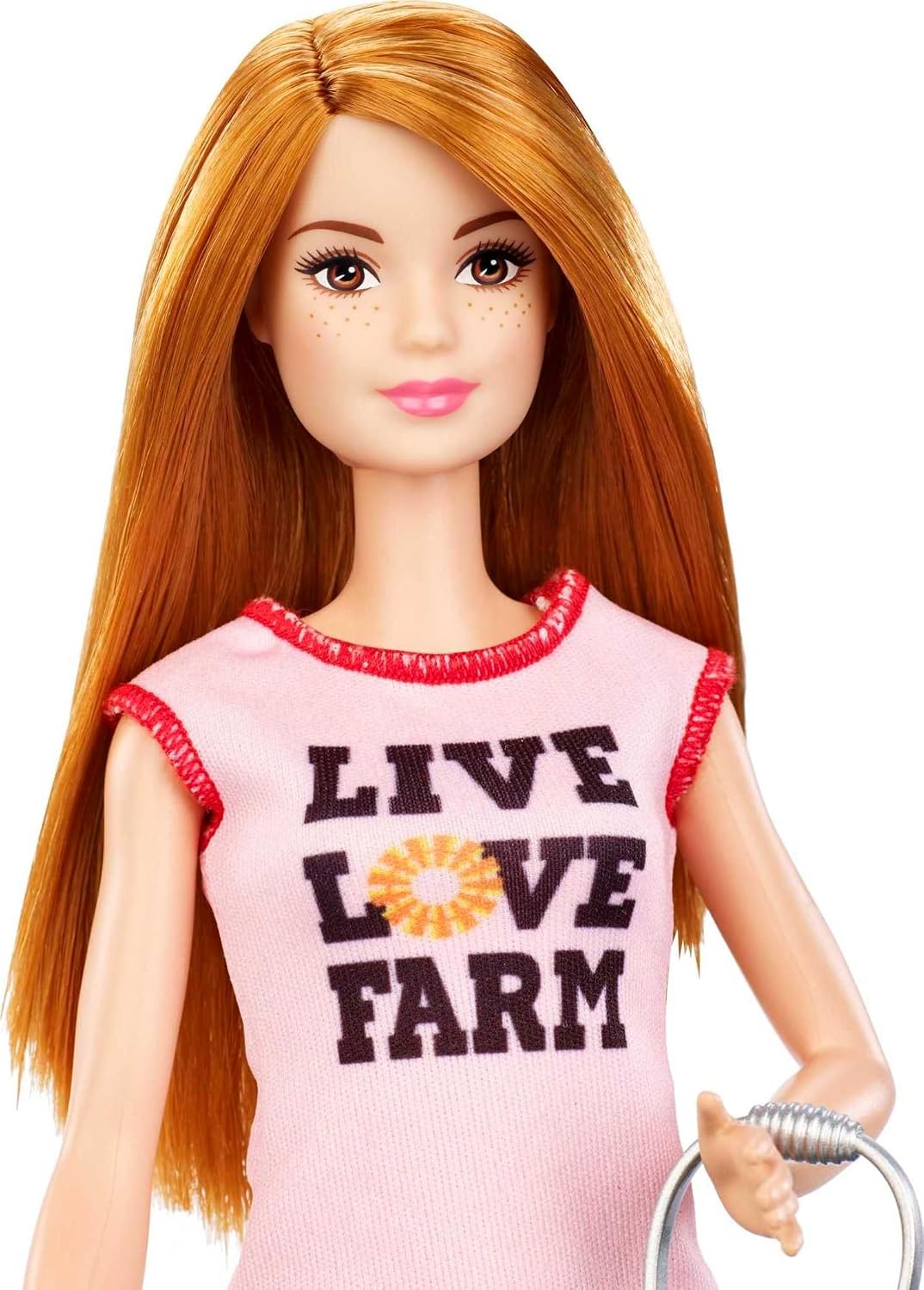 Barbie Muñeca de granjero de pollo, pelirroja y juego con henhouse...