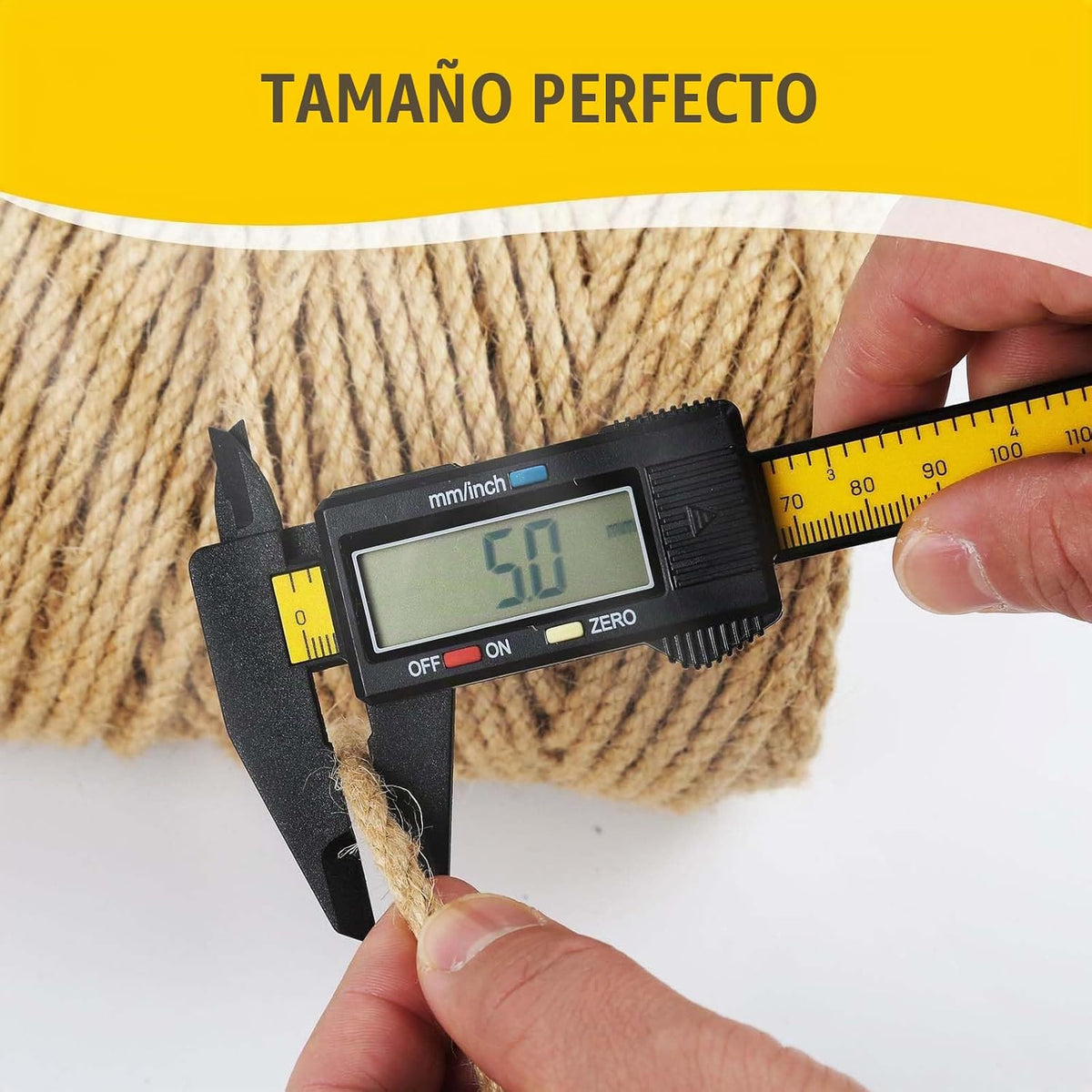 Radix Rope Cuerda de yute natural, rollo de cuerda de yute de 0.197...