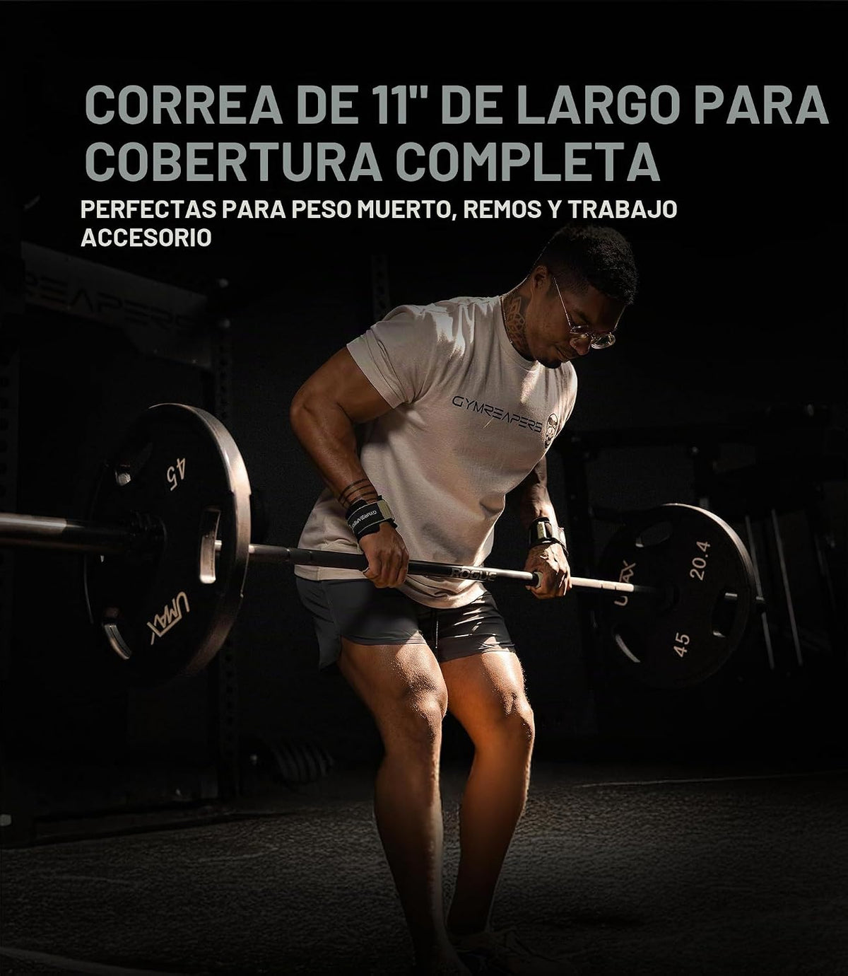Gymreapers Correas de Levantamiento de Pesas con Clavija - Correas...