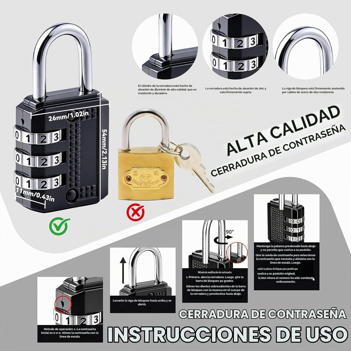 Bolsa de almacenamiento de juguetes sexuales con cerradura, organiz...