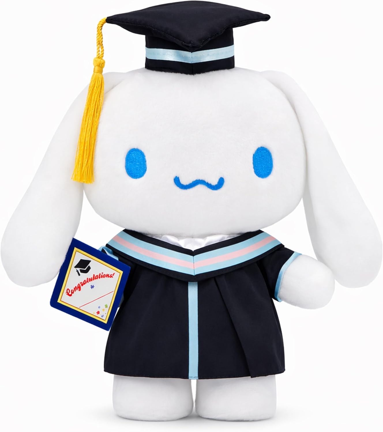 RELIGES Gato de peluche de graduación de 11 pulgadas, animal de pel...