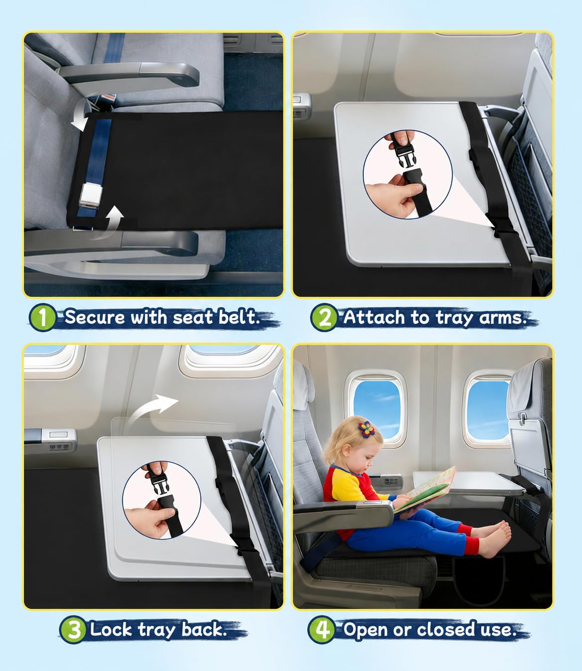 CloudLawn Cama de avión para niños pequeños, cama de avión para niñ...