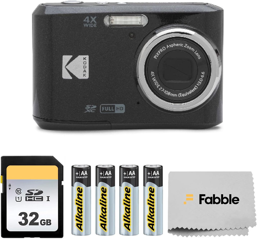 KODAK PIXPRO FZ45 - Cámara digital de 16 MP con zoom óptico 4X de 1...