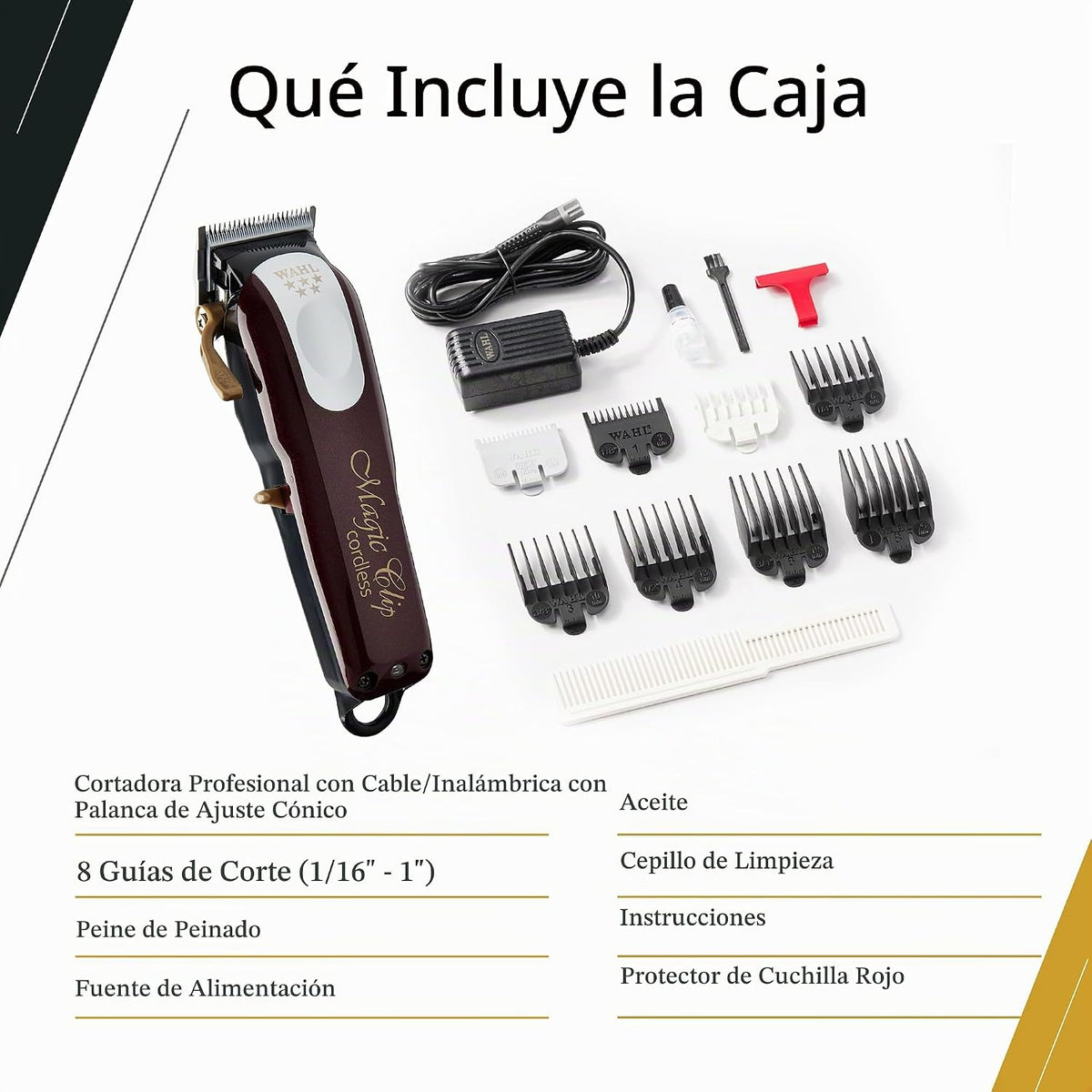 Wahl Professional 5 Star Series Magic Clip - Recortadora de pelo in...