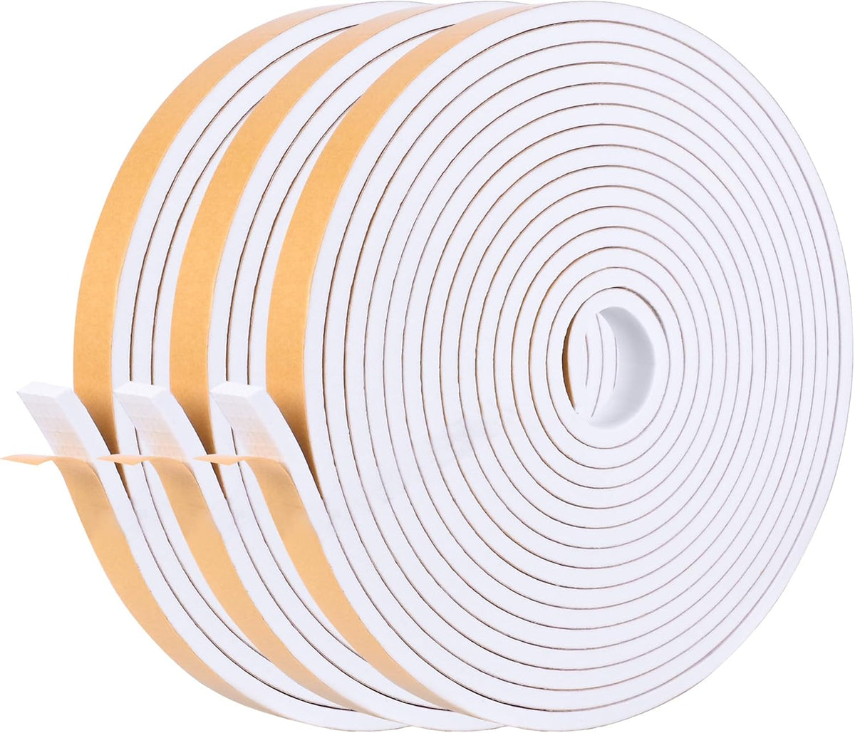Kikerike Cinta de Espuma Autoadhesiva Burlete 1 pulgada x 1\/2 pulg...