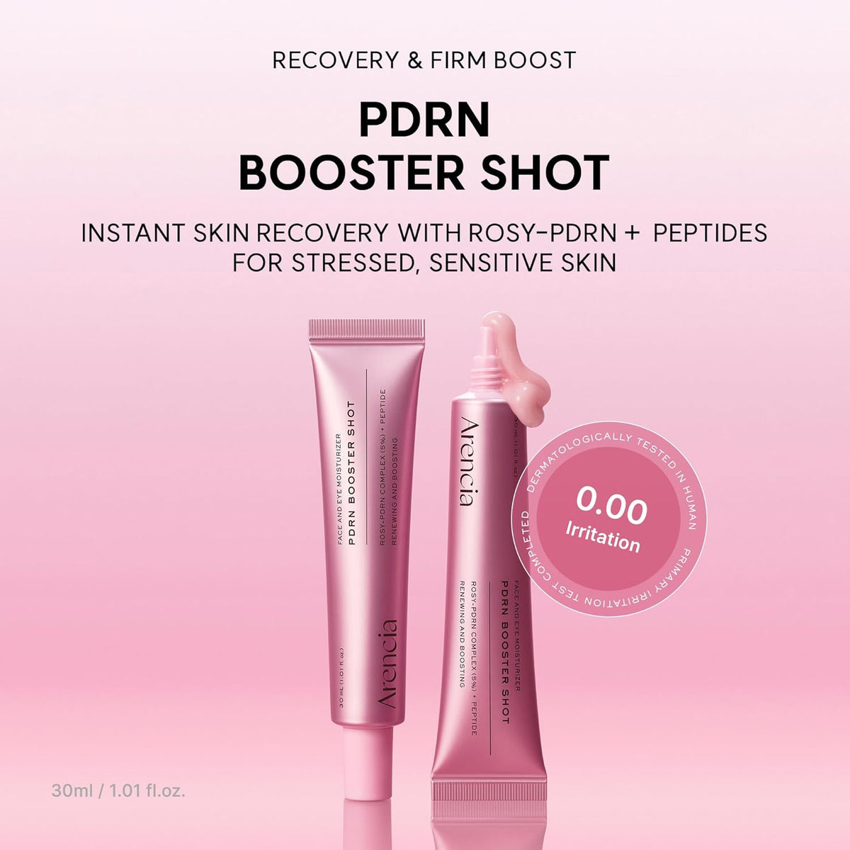 Arencia PDRN Booster Shot Serum, Rosy-PDRN y péptidos para una piel...