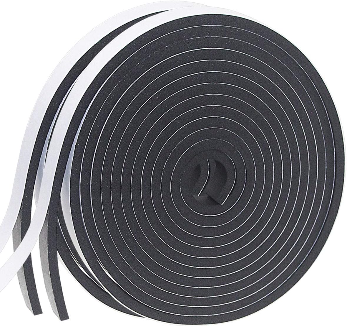 Tira de sellado de puerta para puertas y ventanas, 1\/2 pulgadas x...