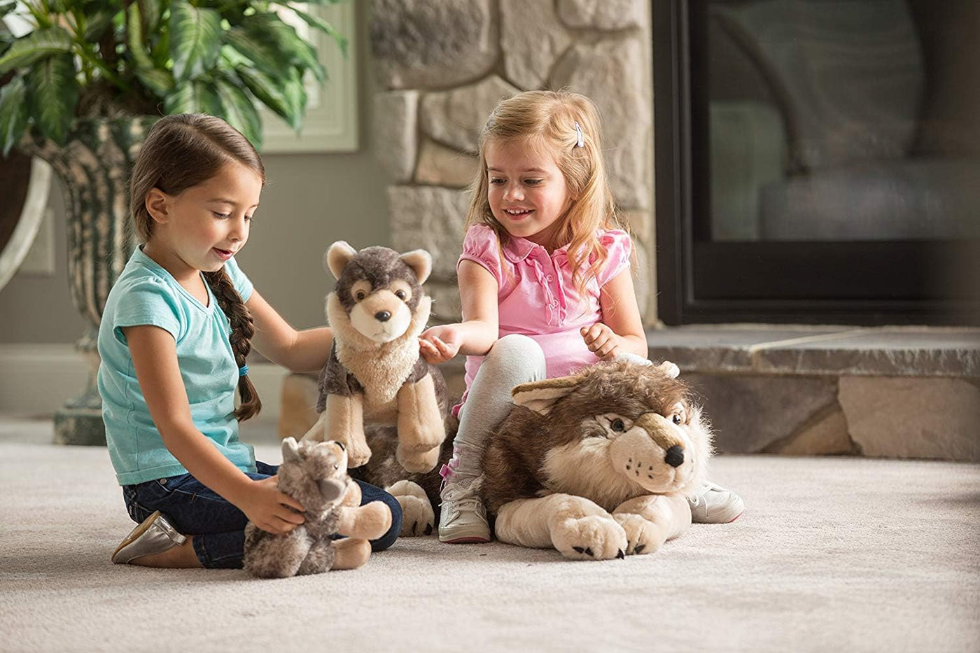 Wild Republic - Peluche de lobo - juguete de peluche, regalos para...