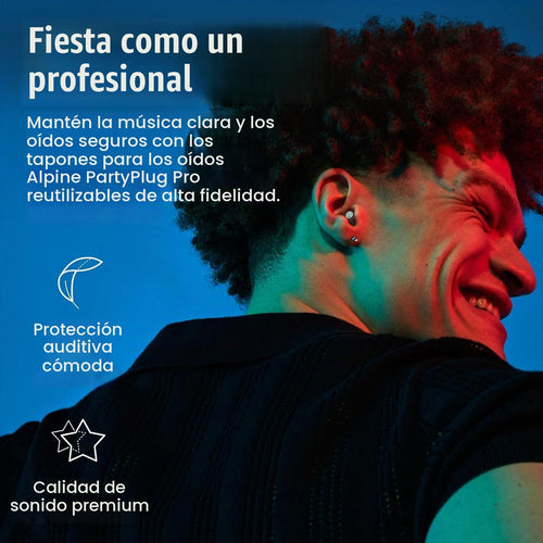 Alpine PartyPlug Tapones para los oídos para conciertos - Tapones p...