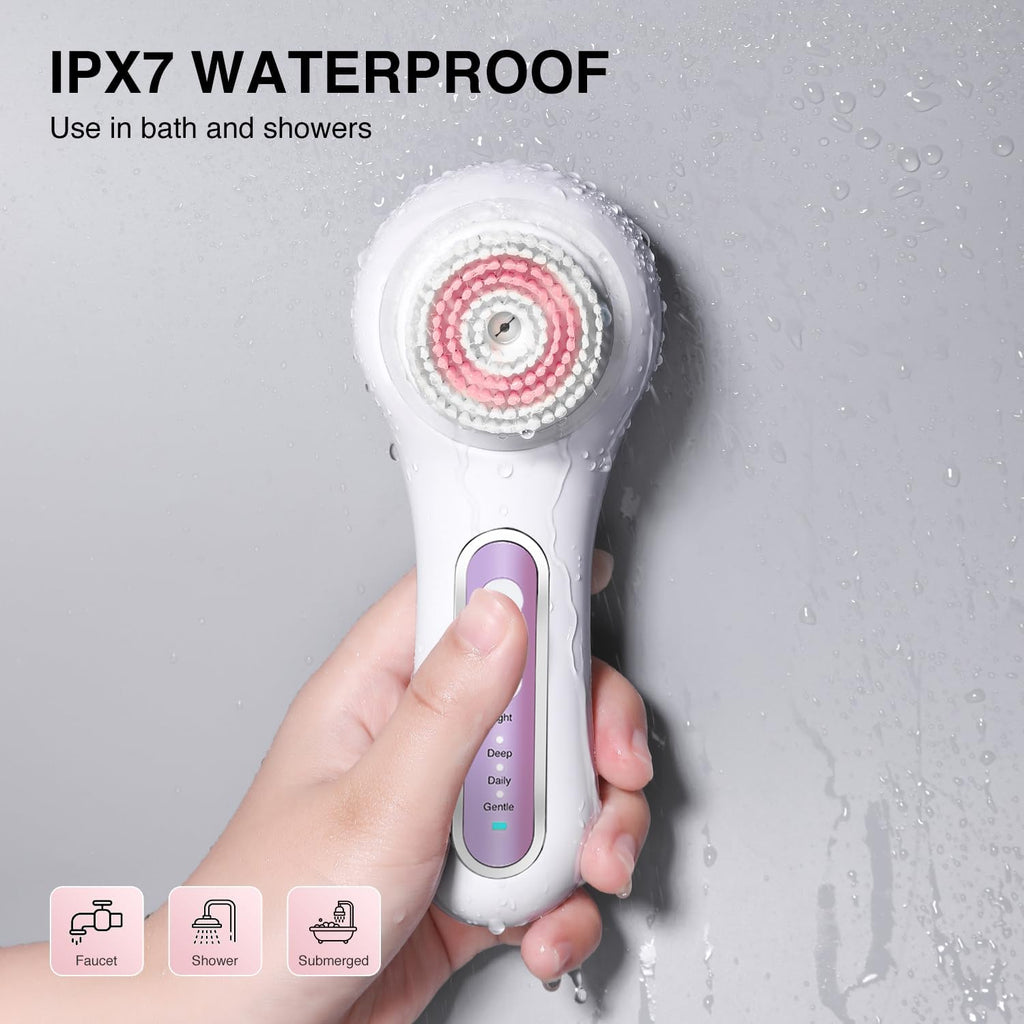 UMICKOO Cepillo de limpieza facial eléctrico, depurador facial gira...