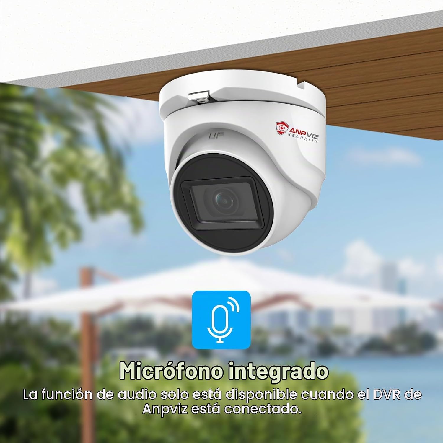 Anpviz Cámara CCTV analógica 5MP 4-en-1 (TVI\/AHD\/CVI\/CVBS) Torre...