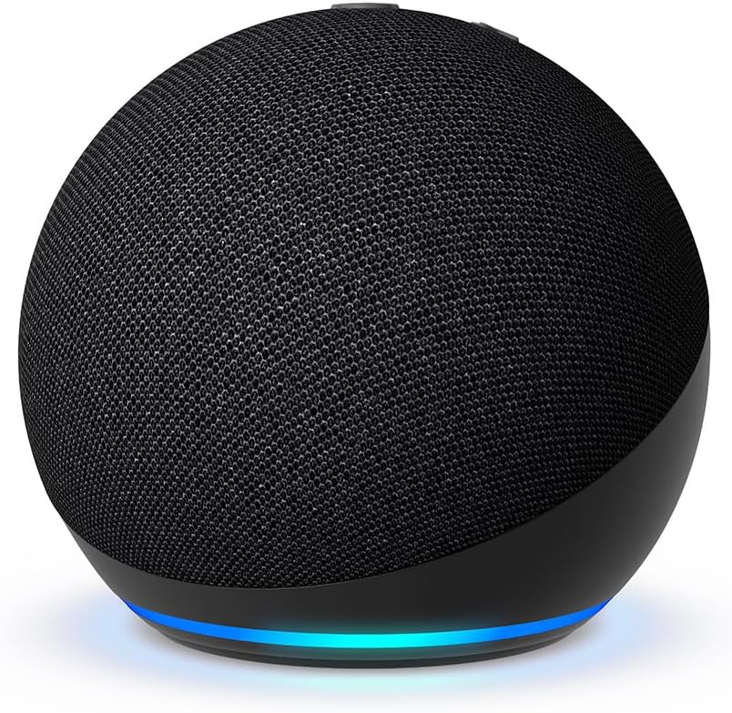 Amazon Echo Dot (modelo más nuevo): altavoz con sonido vibrante, di...
