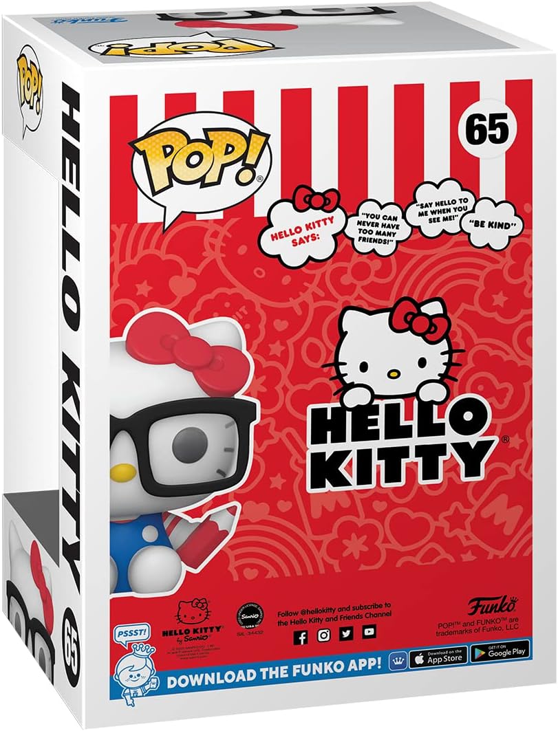 Funko POP! Sanrio: Hello Kitty - Hello Kitty Nerd - Figura de vinil...