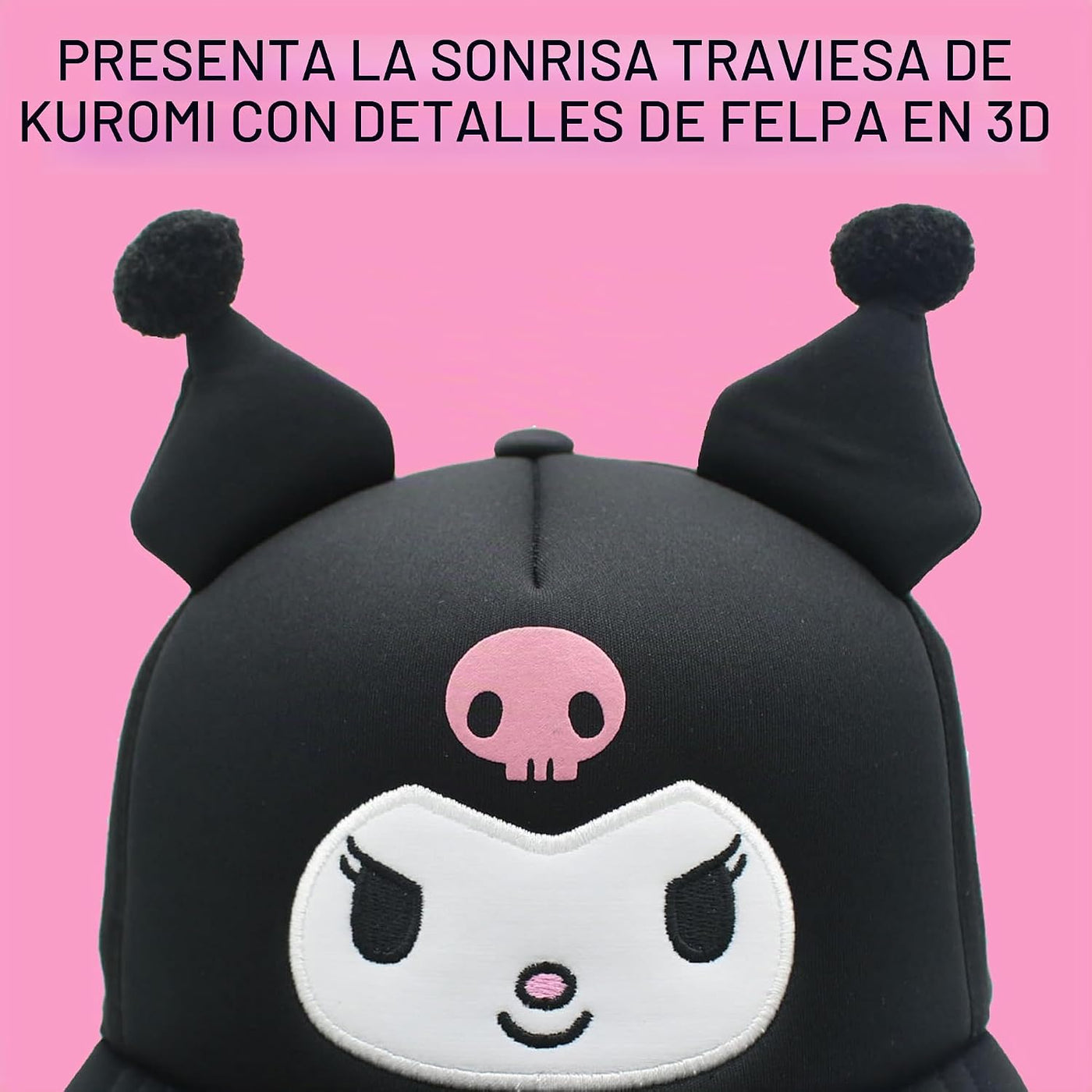 Hello Kitty Gorra de béisbol, gorra Snapback para mujer con ala pla...