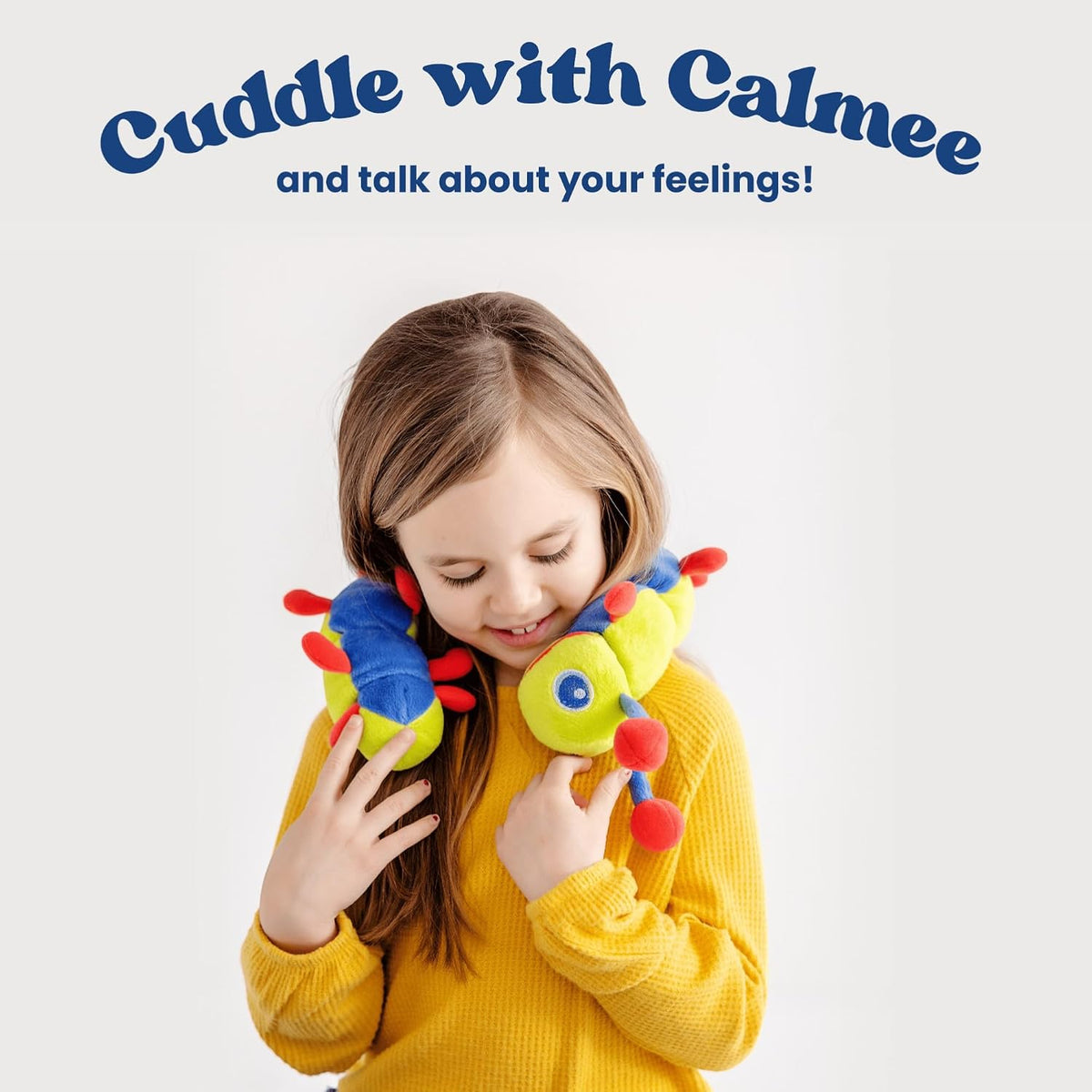 Calmee La Oruga Juguete de Peluche Sensorial con Peso para Niños, E...