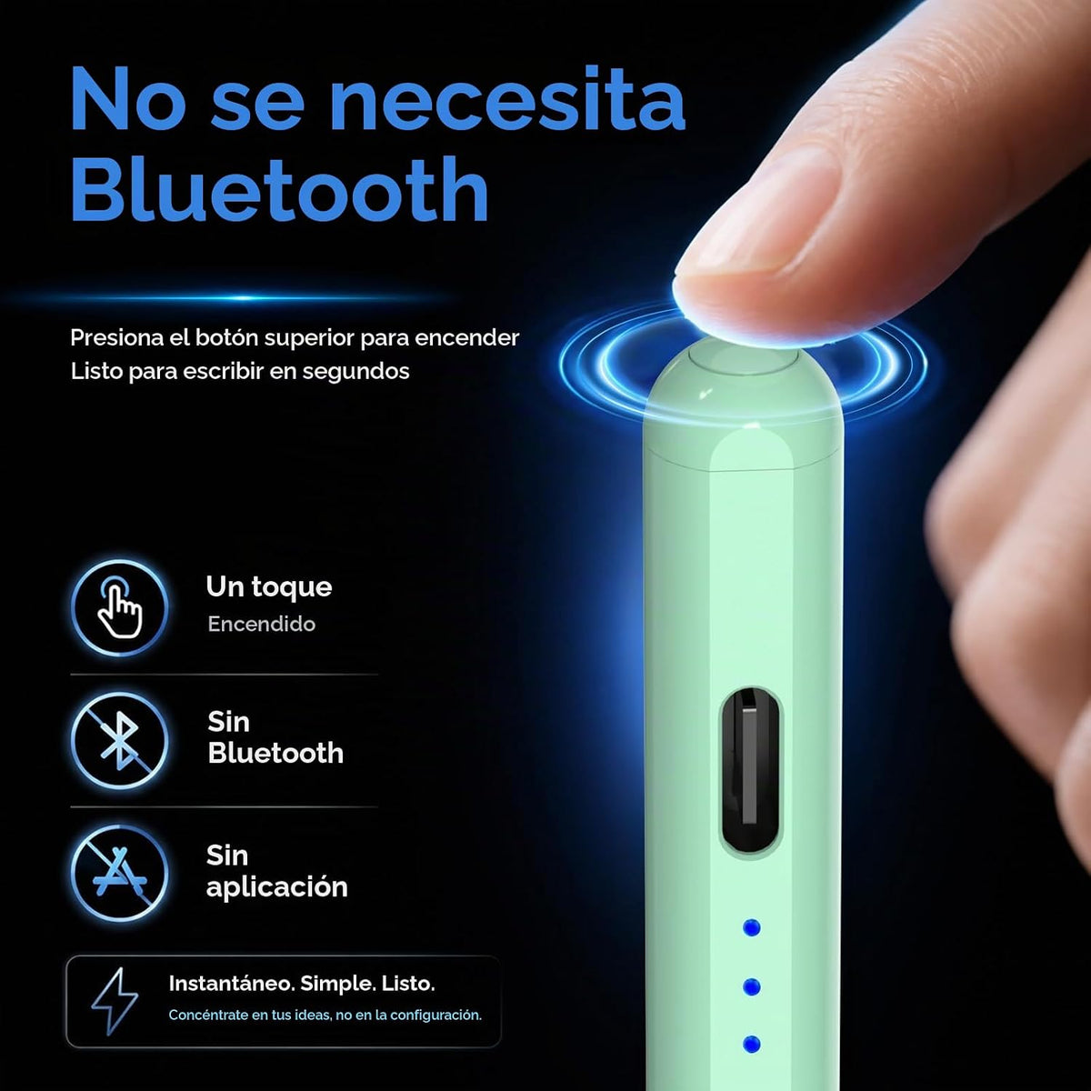 HATOKU Stylus Pen para Apple iPad 2018-2026 para tomar notas y dibu...