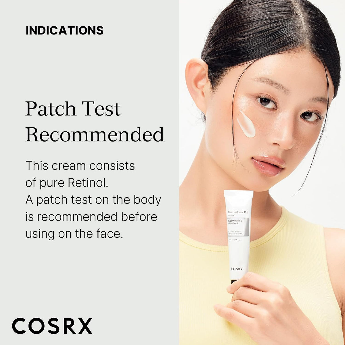 COSRX Retinol 0.3% Cream, Crema antienvejecimiento para ojos y cuel...