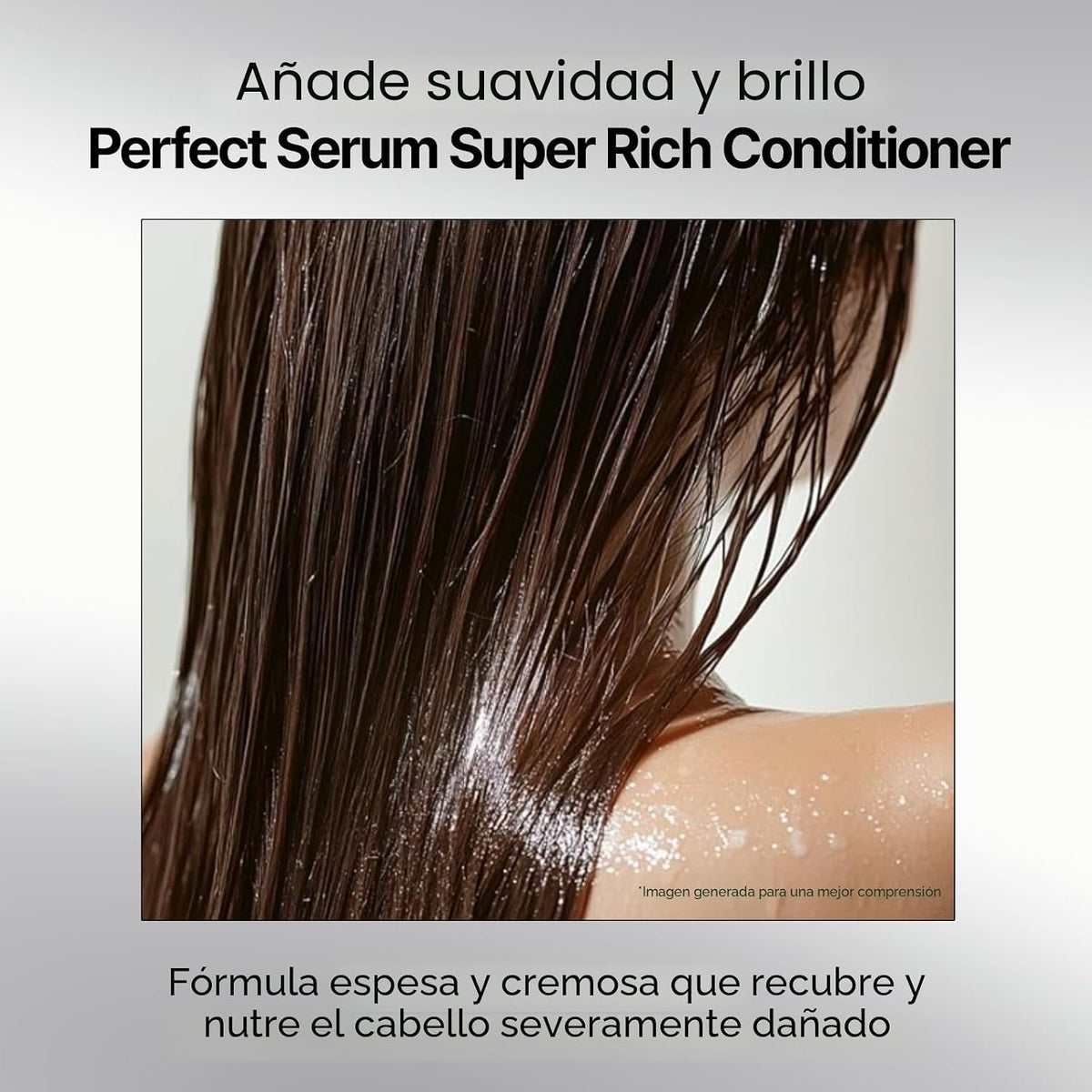 Mise En Scene Perfect Serum - Acondicionador súper rico, cuidado de...