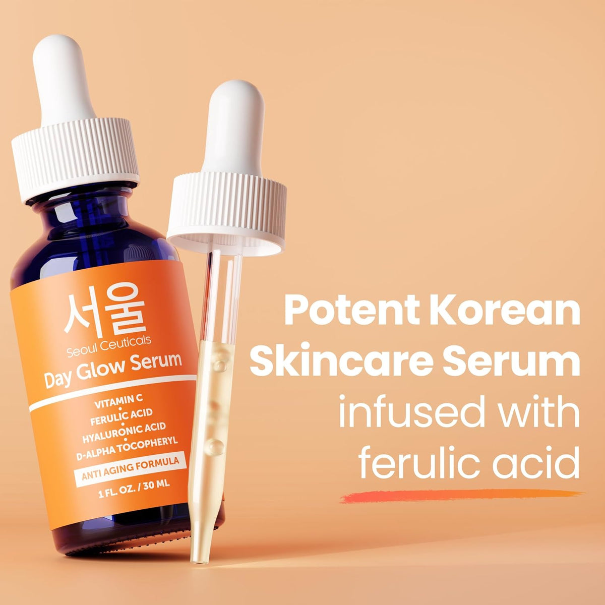 Korean Skin Care K Beauty - Sérum de ácido hialurónico 20% vitamina...