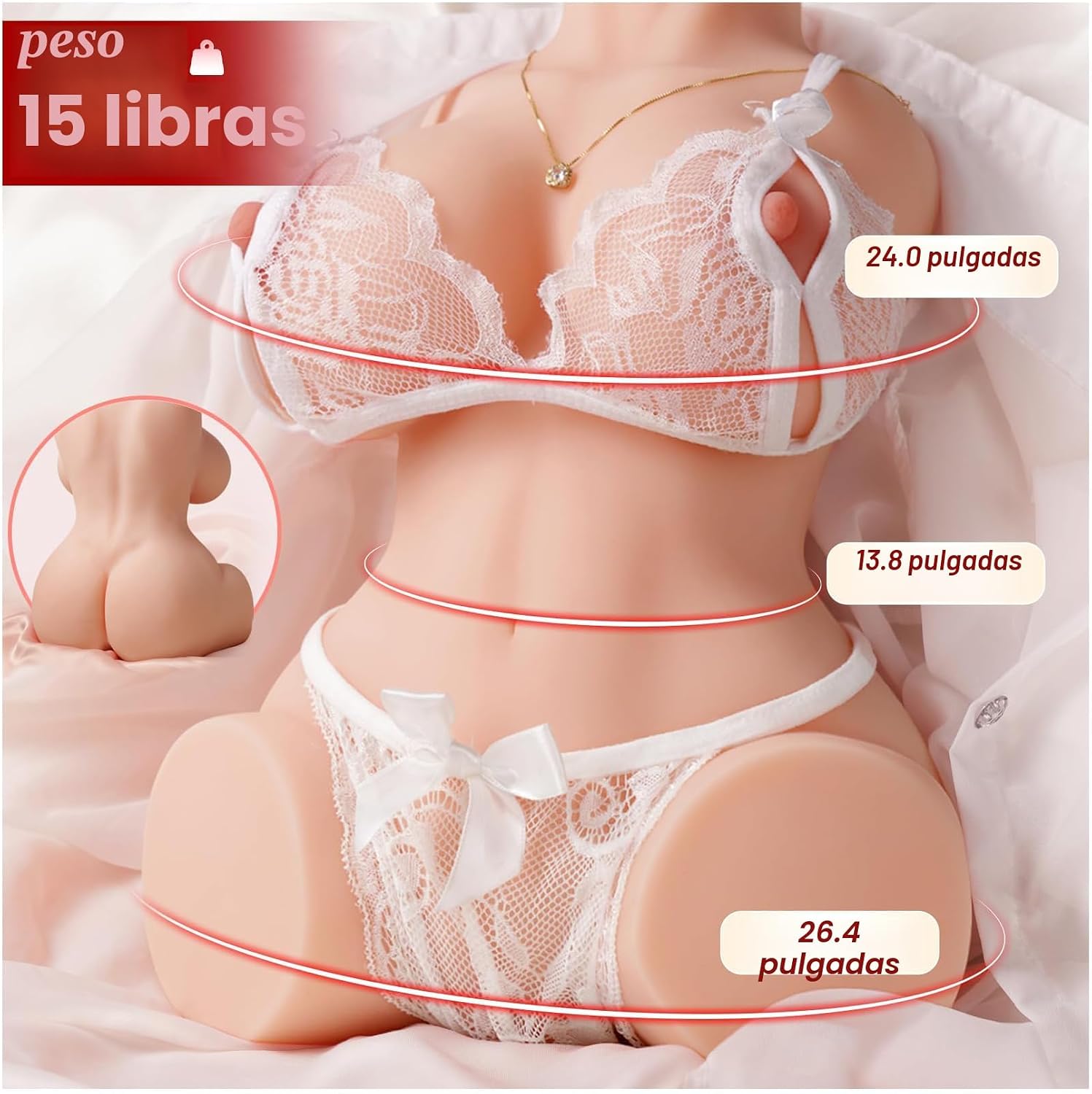 Muñeca Sexual para Hombres Masturbador Masculino - 15 LB Masturbado...