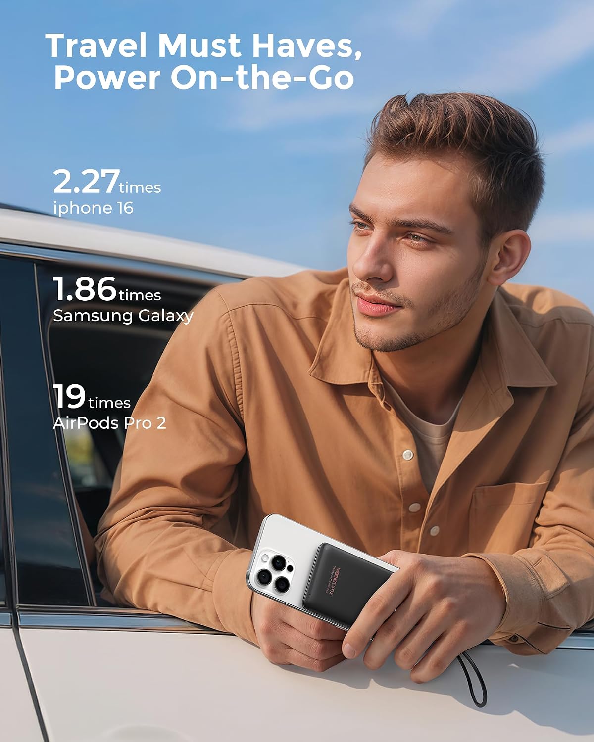 Cargador portátil 10000mAh, banco de energía ultra delgado de carga...