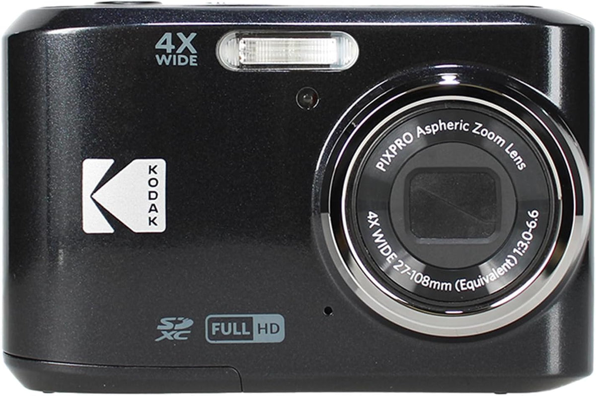 Kodak PIXPRO FZ45 16MP 4X Zoom Cámara digital (negro) (FZ45BK) Paqu...