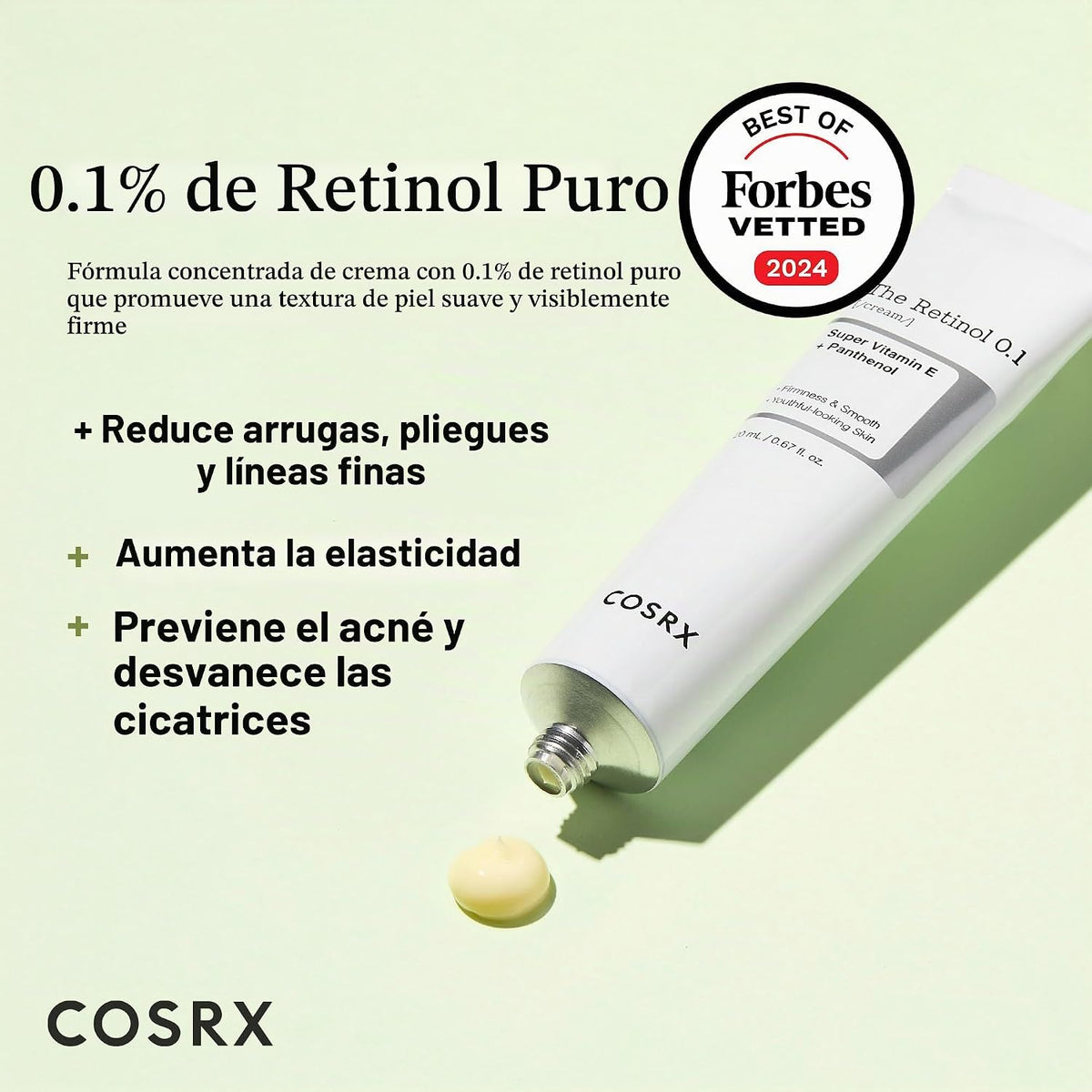 COSRX Rutina de cuidado de la piel matutina: crema con retinol al 0...