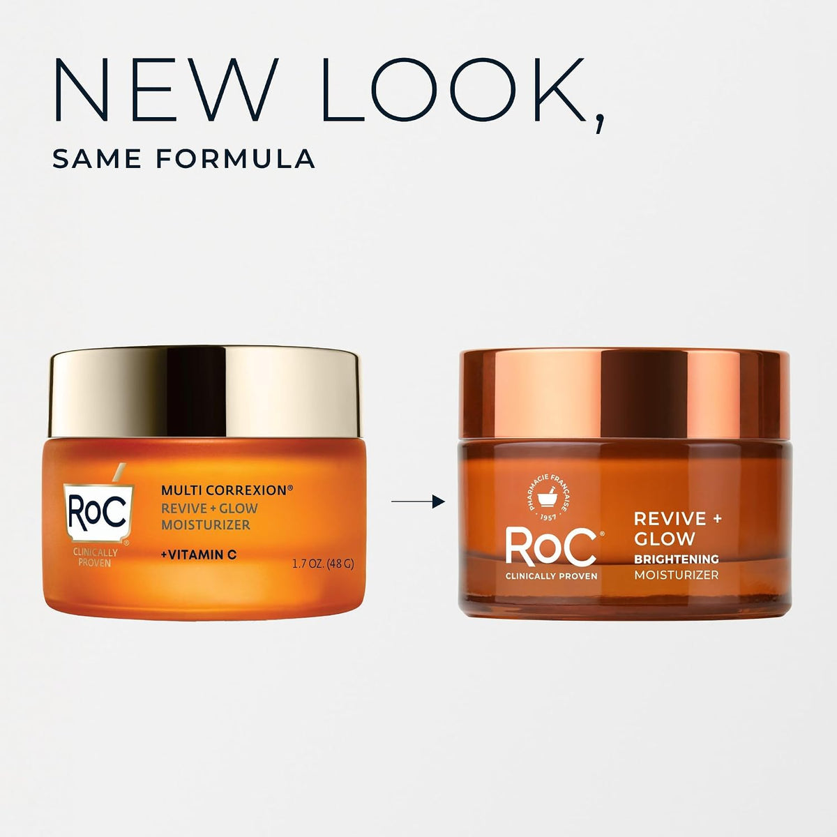 RoC Multi Correxion Revive + Glow 10% vitamina C hidratante facial,...