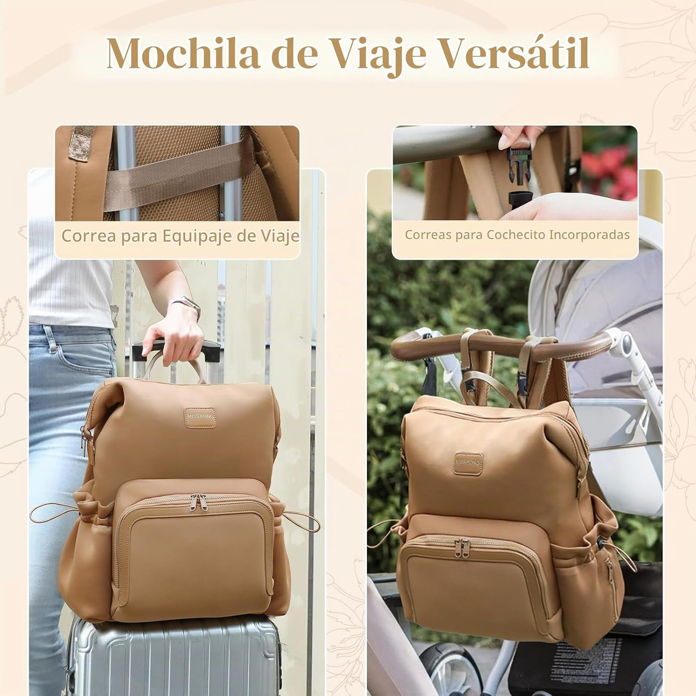 Miss Fong - Mochila para pañales Mochila de neopreno para bebé | Ma...