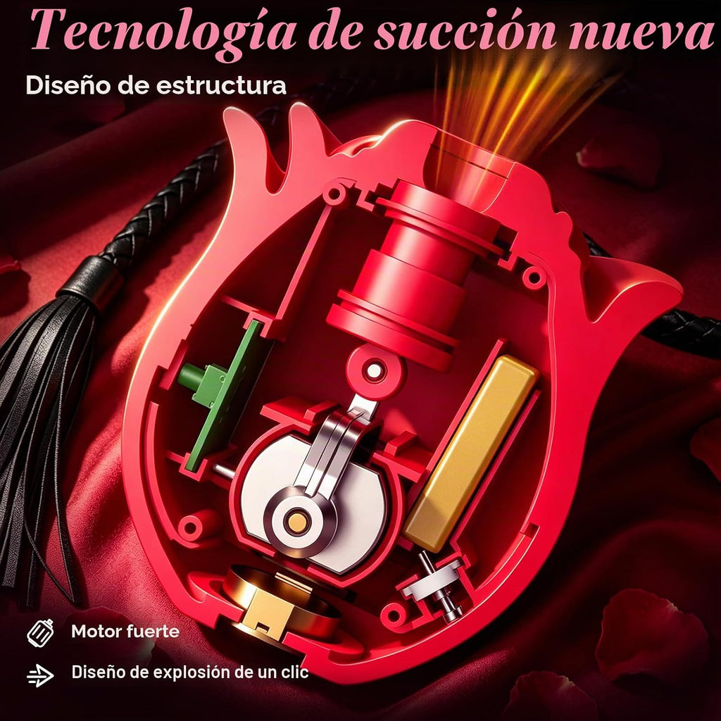 Vibrador de succión de juguete sexual de rosas, juguetes para adult...