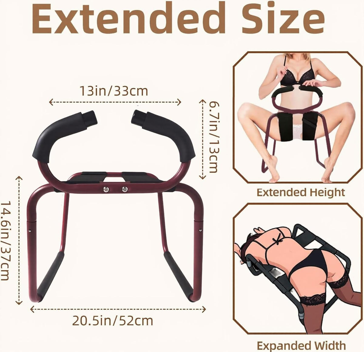 Silla Sexual Multifunción Potenciadora de Posición Sexual, Muebles...