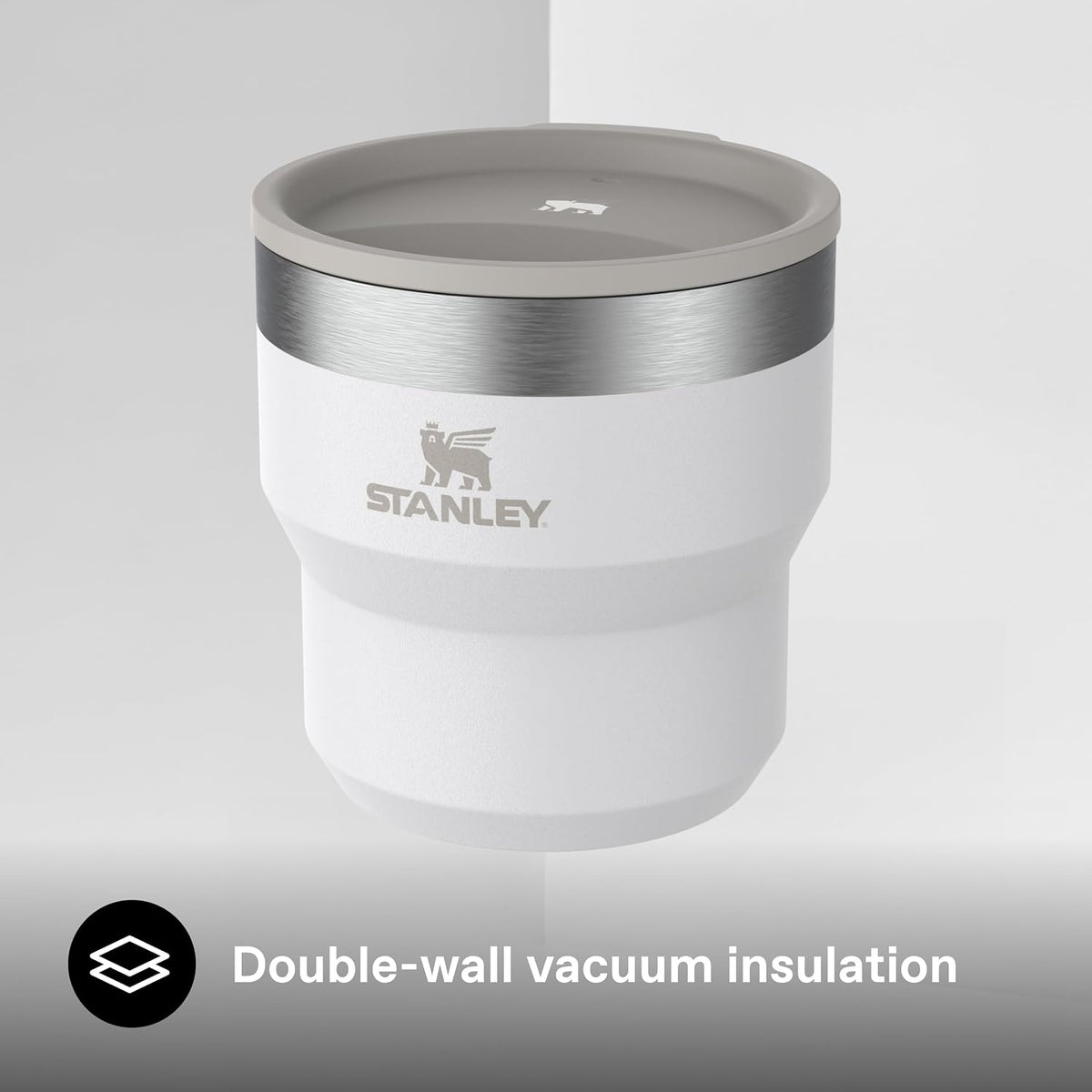 STANLEY 1913 Stay-Hot Taza Apilable 0.29L - Frost | Mantiene el frí...