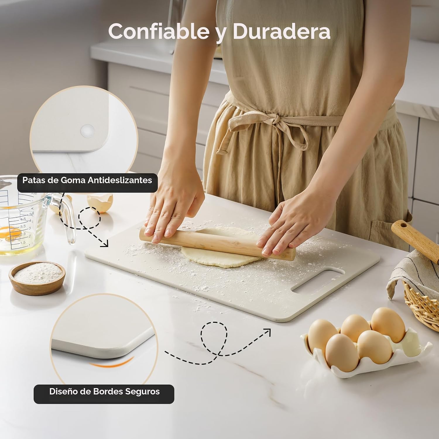 Tablas de Cortar para Cocina [Juego de 2], Tabla de Cortar Compuest...