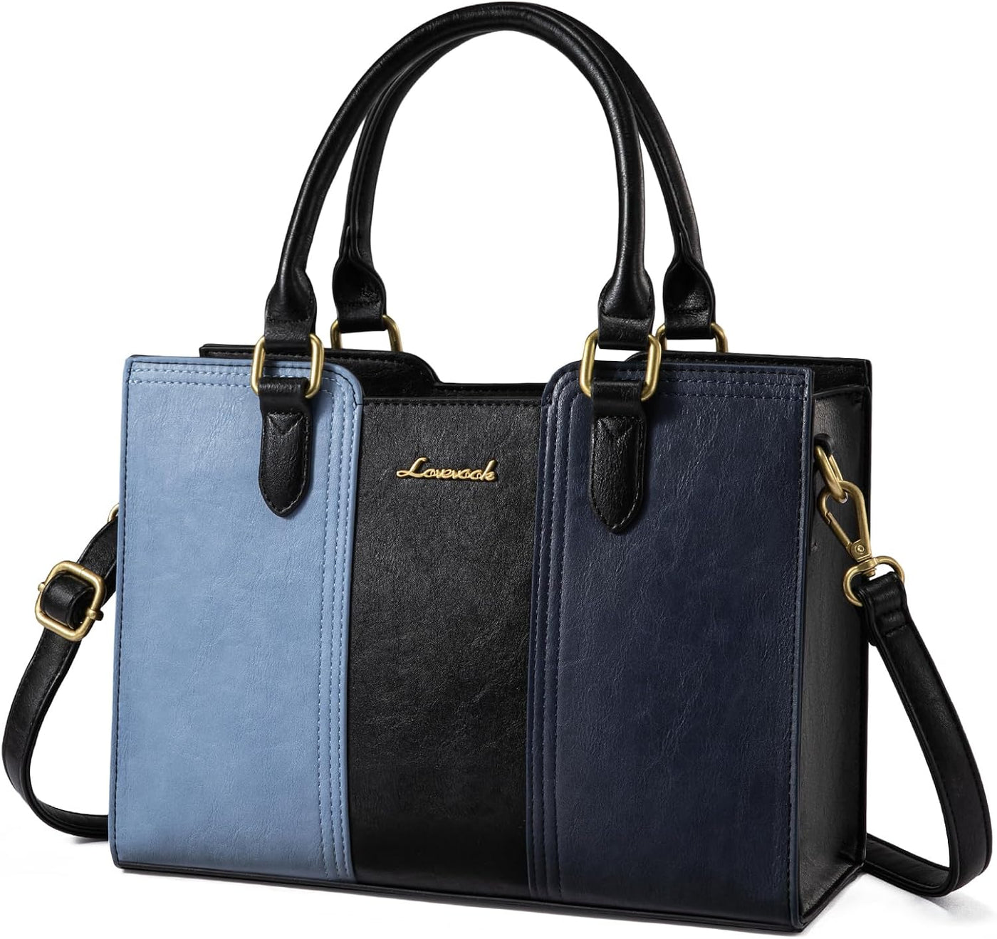 LOVEVOOK Bolso para mujer, bolso de hombro vintage de cuero, pequeñ...