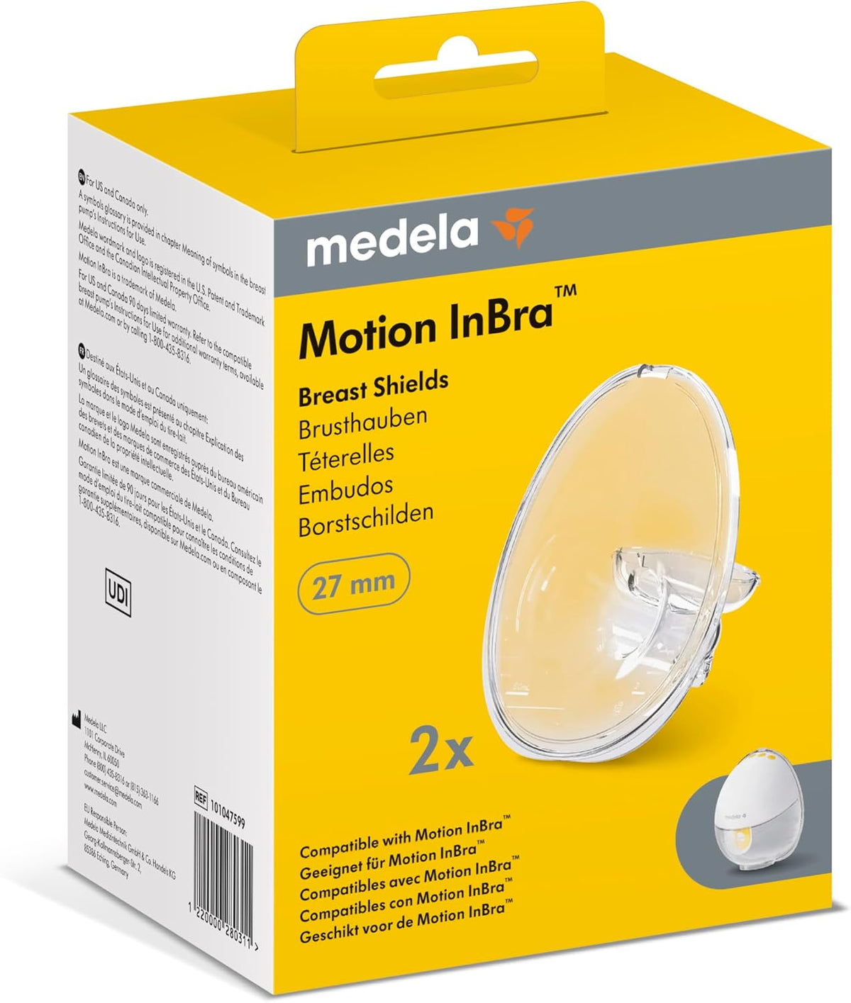 Medela Protector de pecho de repuesto de 1.063 in, 4 onzas, paquete...