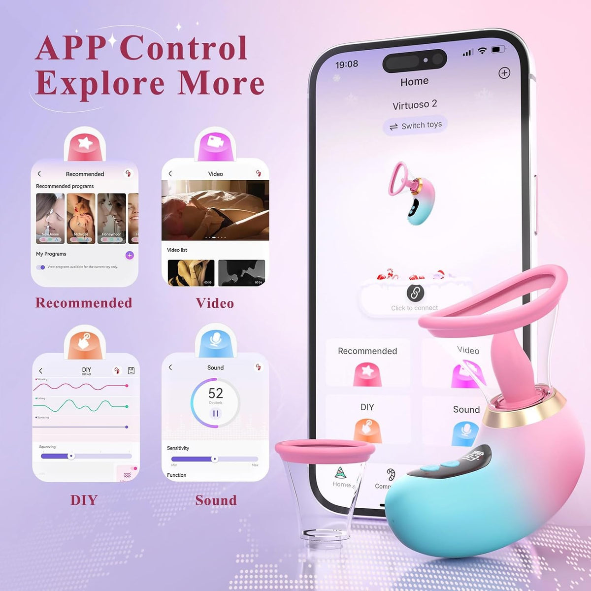 Gasevimo Juguetes sexuales para adultos, vibrador de juguete sexual...