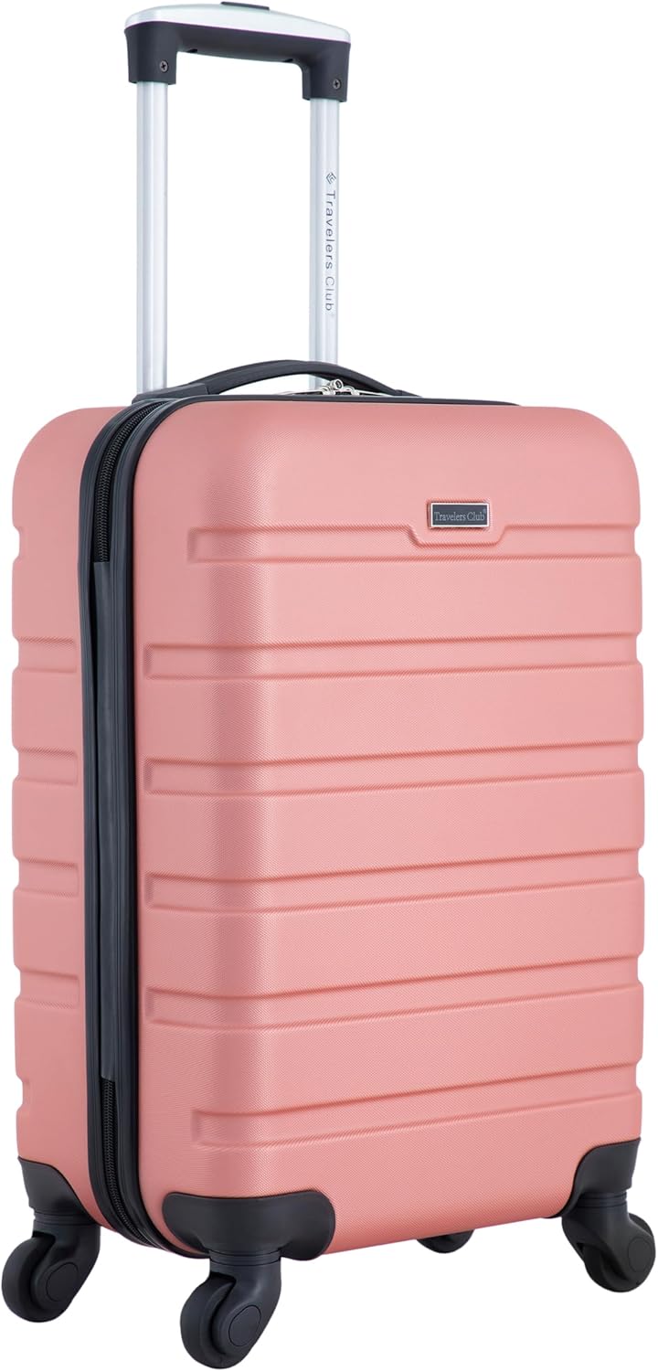 Travelers Club Harper - Equipaje, Oro rosa, Maleta de mano de 20 pulg.