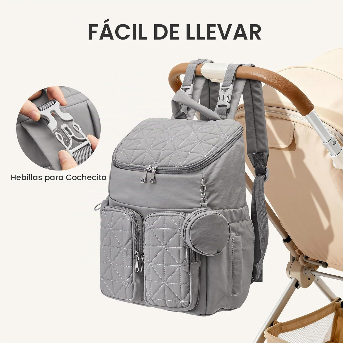 G4Free Mochila para pañales para mamás papás y mamás, bolsa de viaj...