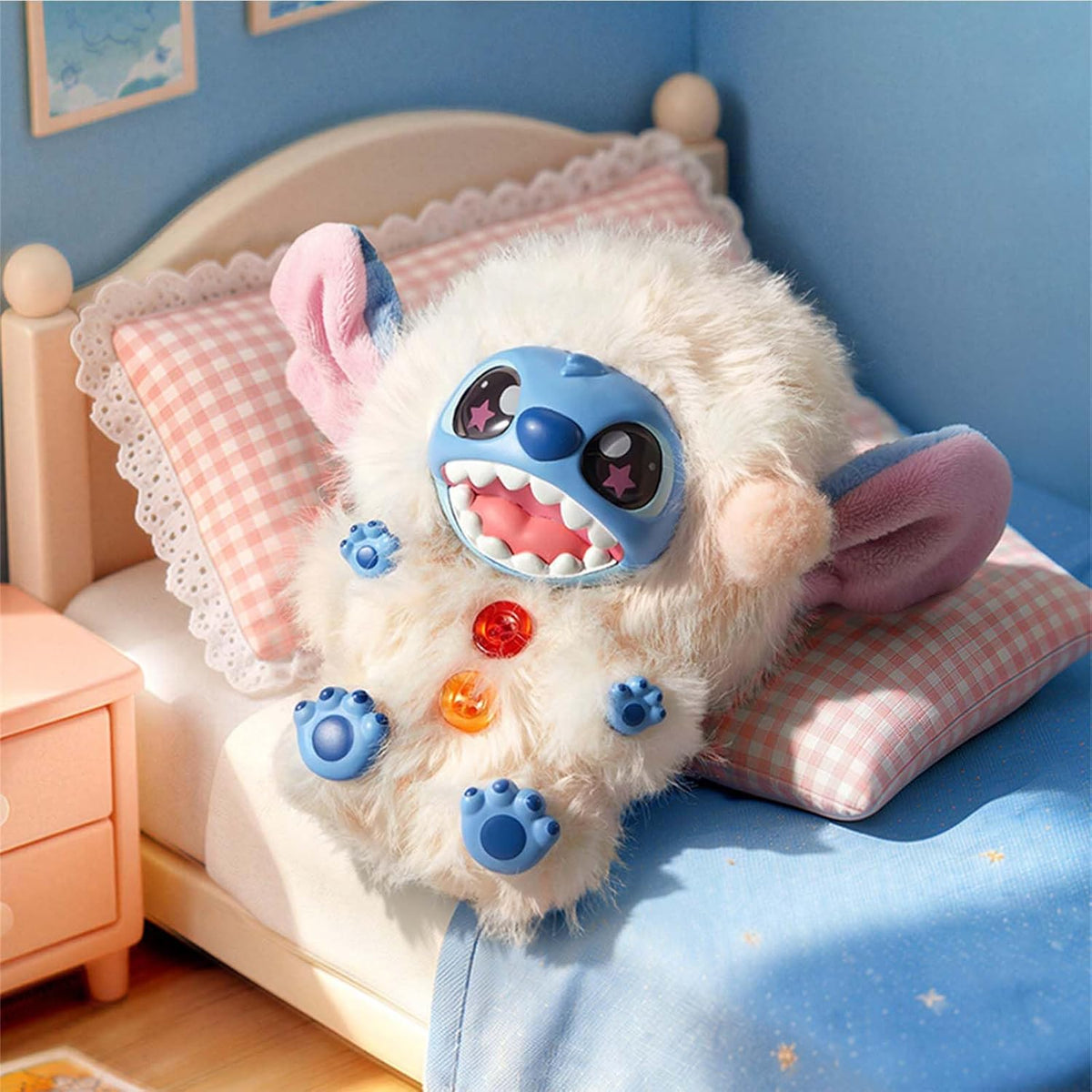 MINISO Disney Stitch Five More Minutes Series - Llavero de caja cie...