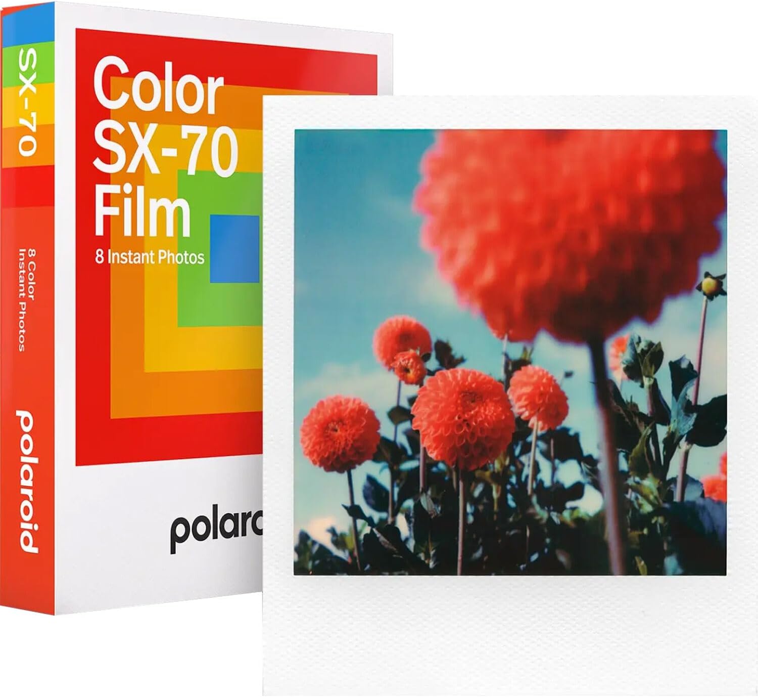 Polaroid Película instantánea brillante Color SX-70 para cámaras Po...