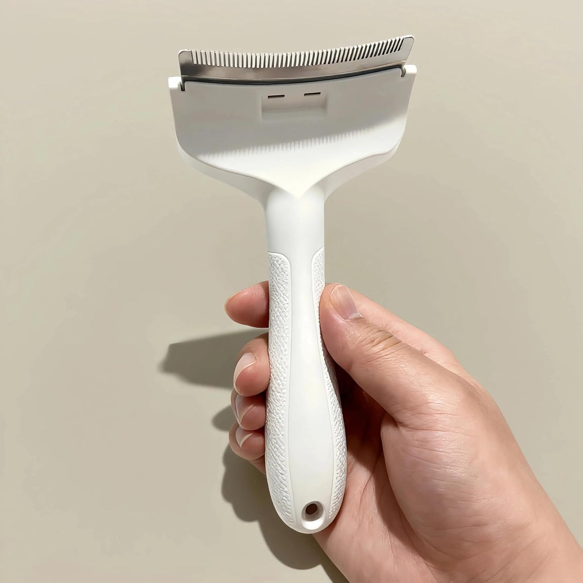 Treayes Cepillo blanco para perros pequeños para desprendimiento, p...