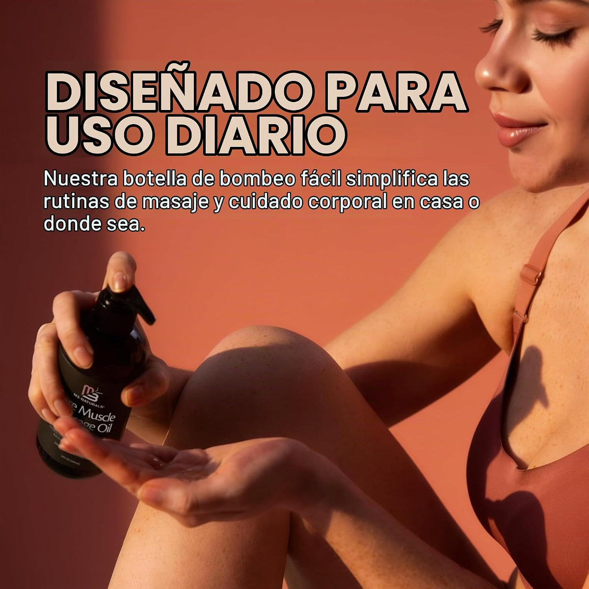 Aceite de masaje de árnica para músculos doloridos con colágeno, cé...