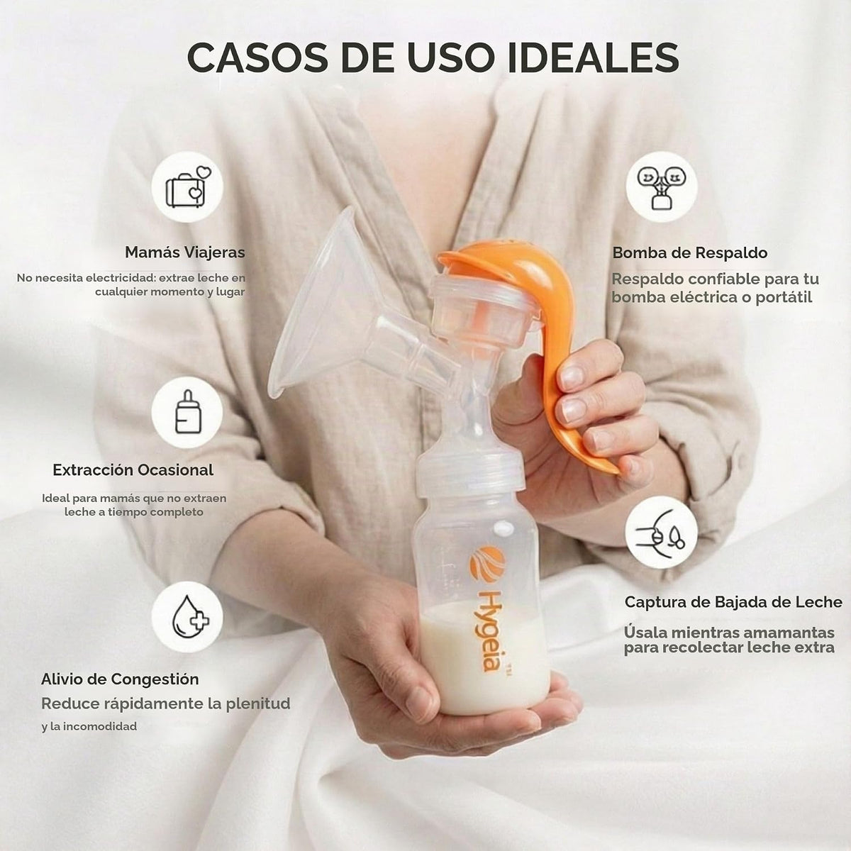 Hygeia Juego de accesorios personales estándar (PAS) | Kit completo...