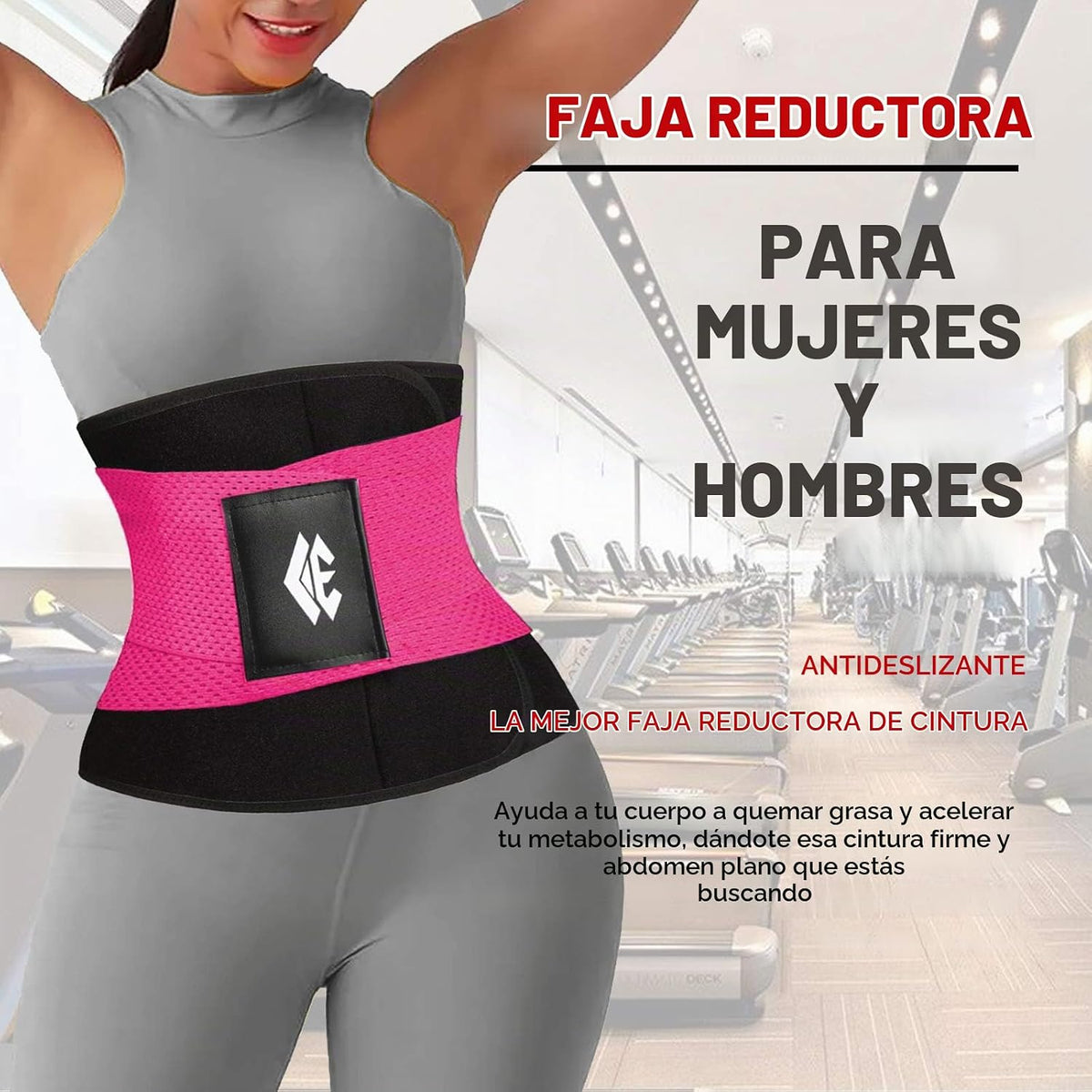 ChongErfei Cinturón de entrenamiento de cintura para mujeres y homb...