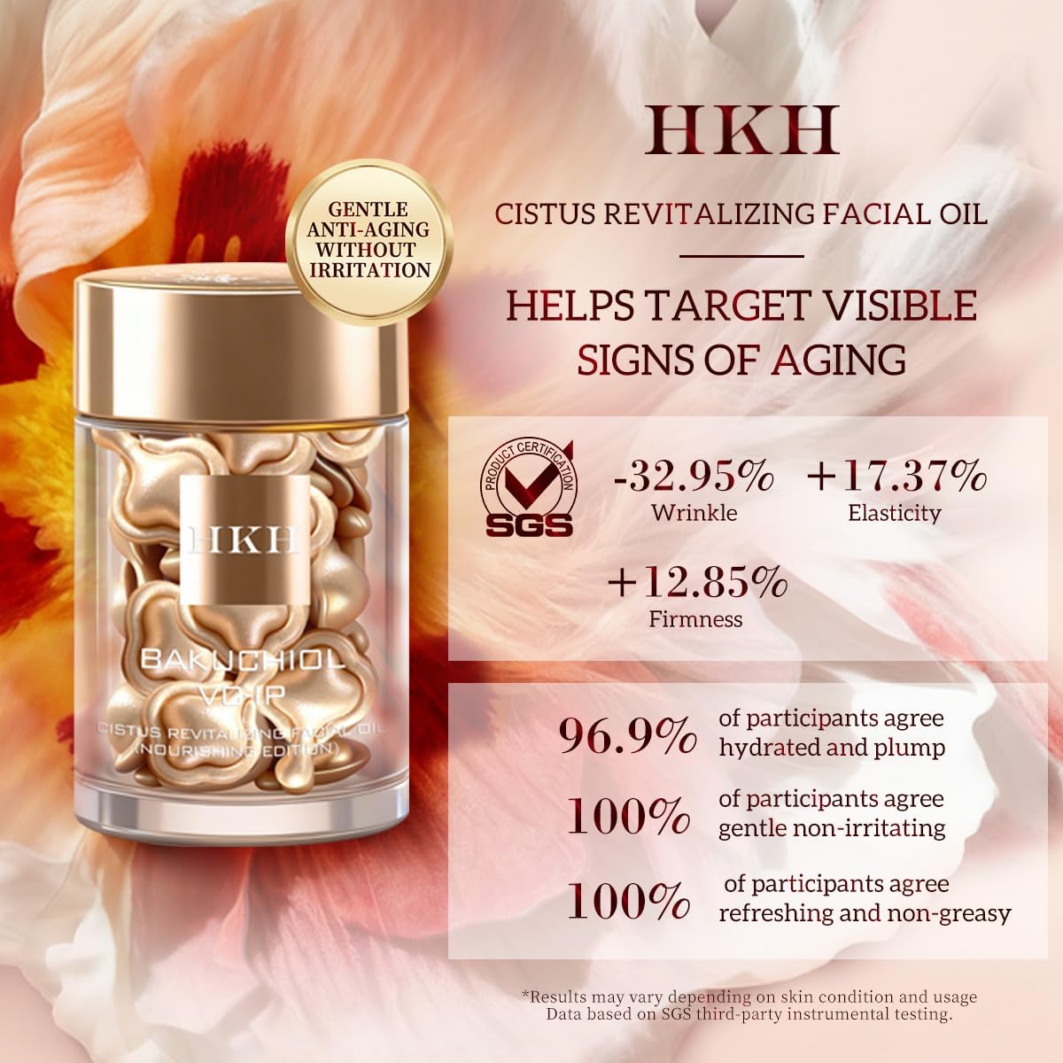 HKH Bakuchiol Plant Retinol Capsule Serum 30 Cápsulas (Luz+Masajead...