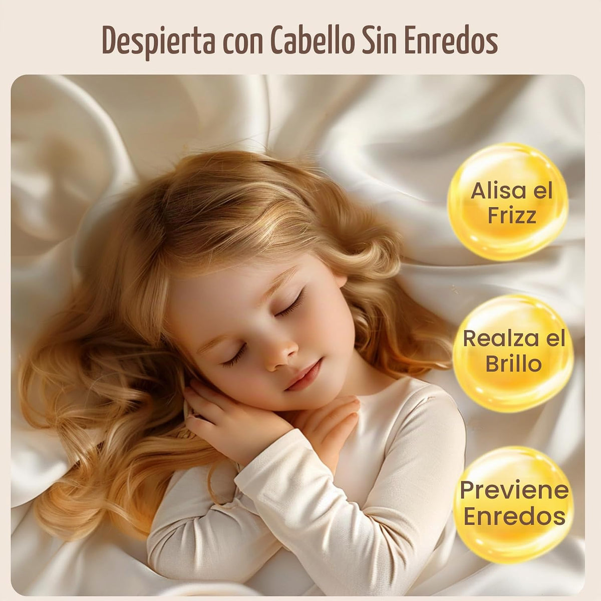 OLESILK Gorro de bebé de seda 6-12 meses: 100% seda de morera y mod...