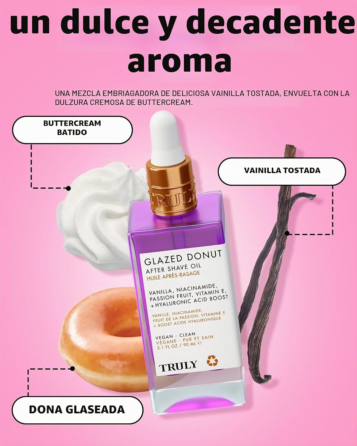 Truly Aceite para después del afeitado Beauty Luxury | Tratamiento...