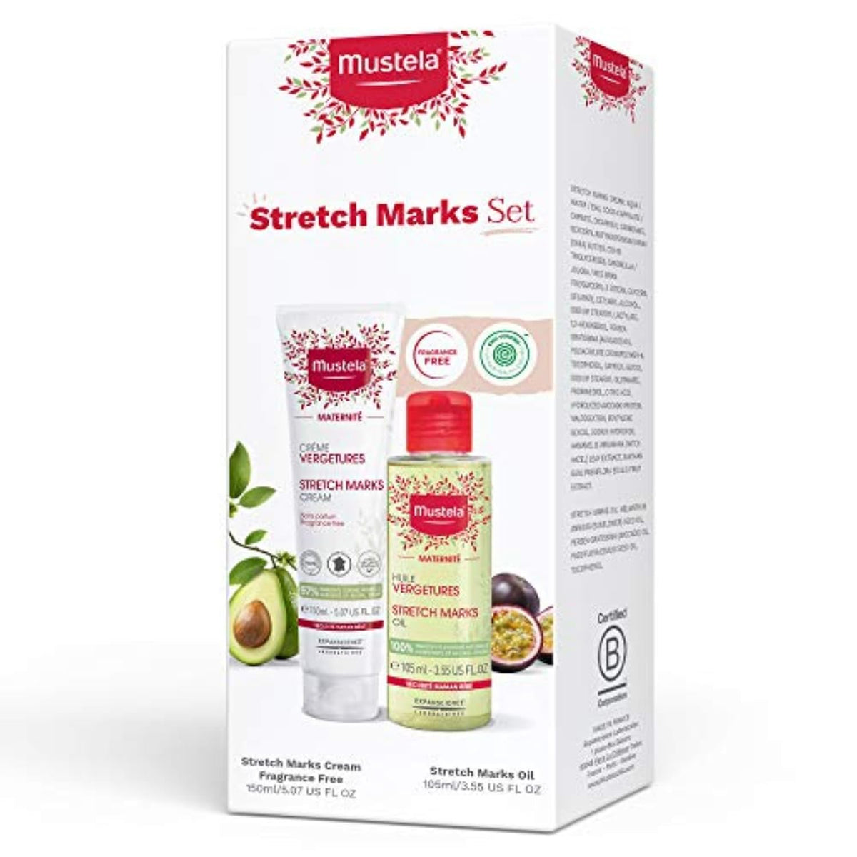 Mustela Juego de estrías de maternidad \u2013 Cuidado natural de la...