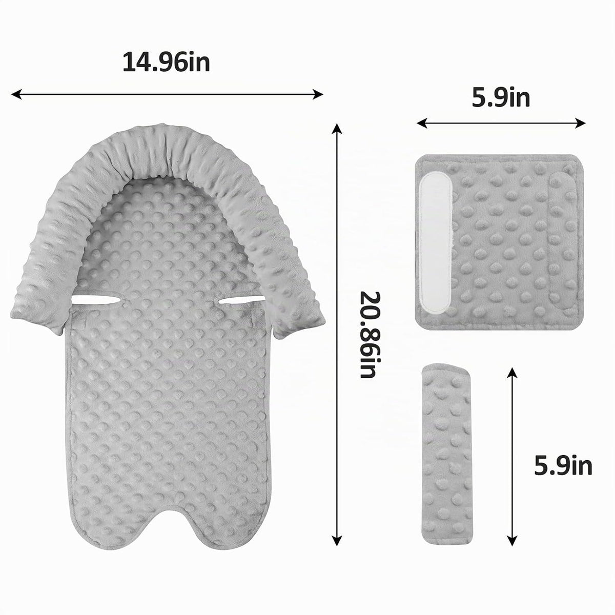 Pea Pod Reposacabezas para Asiento de Coche para Bebés Respaldo par...